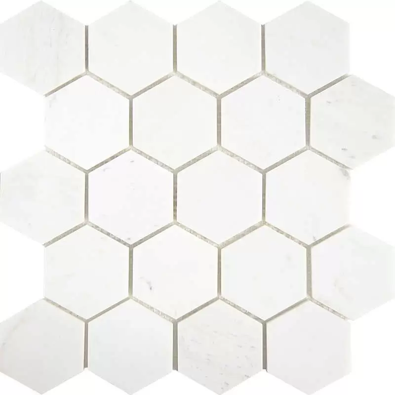 Мозаика Starmosaic Wild Stone мраморная мозаика Hex VMwP 64X74