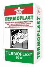 Штукатурка гипсовая Русеан Термопласт (Termoplast), белого цвета, уп. 30 кг