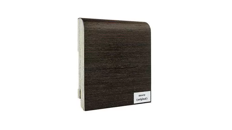 Плинтус шпонированный Finitura Decor Венге original 120*15*2400 фигурный