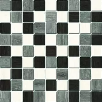 Мозаика Cersanit Illusion Черно-белый