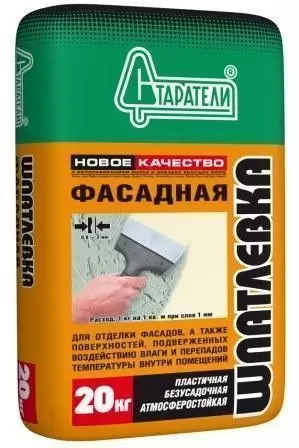 Шпаклёвка фасадная Старатели 20 кг
