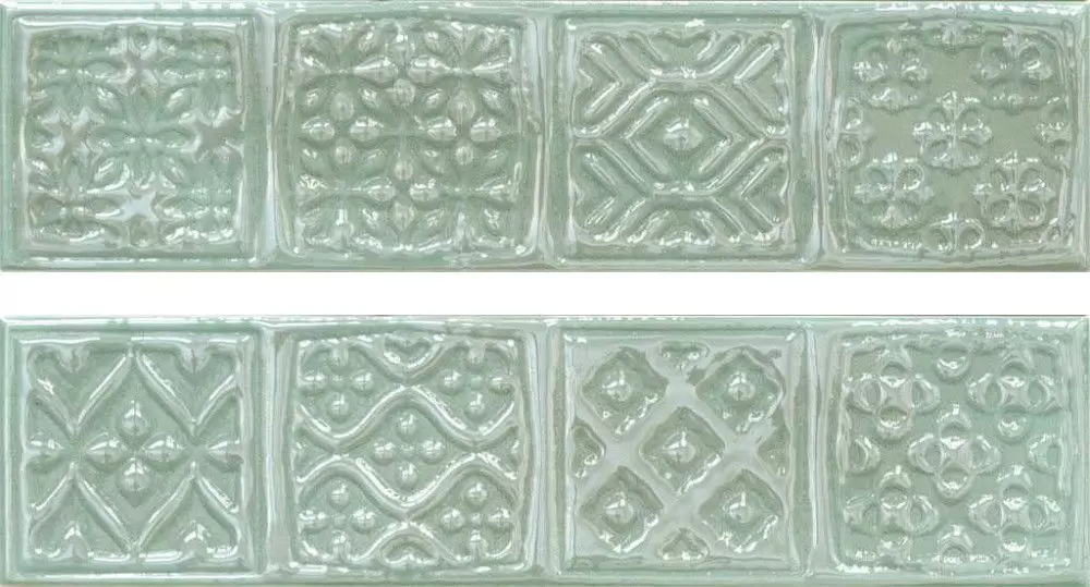 Декор настенный Cifre Opal Comp. Rodia Turquoise комплект 2 пл.