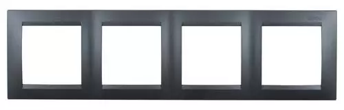 Рамка Simon 15 Графит 4-ая 1500640-038