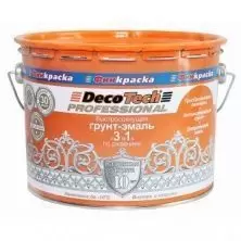 Грунт-эмаль по ржавчине Decotech Professional 3 в 1 Синий RAL 5005 0,8 л