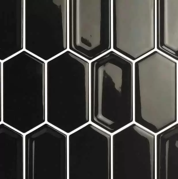 Мозаика Caramelle Mosaic Candylike Crayon Black glos 38x76x8