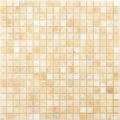 Мозаика Caramelle Mosaic Pietrine Onice beige POL 15x15x7