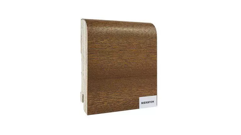Плинтус шпонированный Finitura Decor Махагон 120*30*2400 фигурный