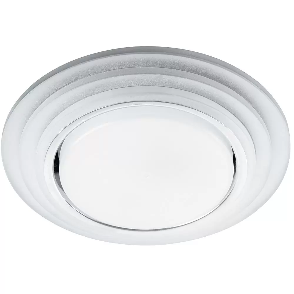 Светильник встраиваемый Feron CD5024 с белой LED подсветкой GX53 прозрачный