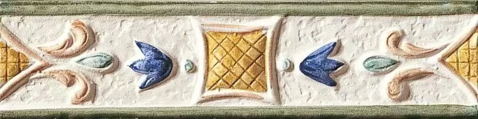 Декор керамогранит ABK Petraia List.Maiolica Mix Bianco