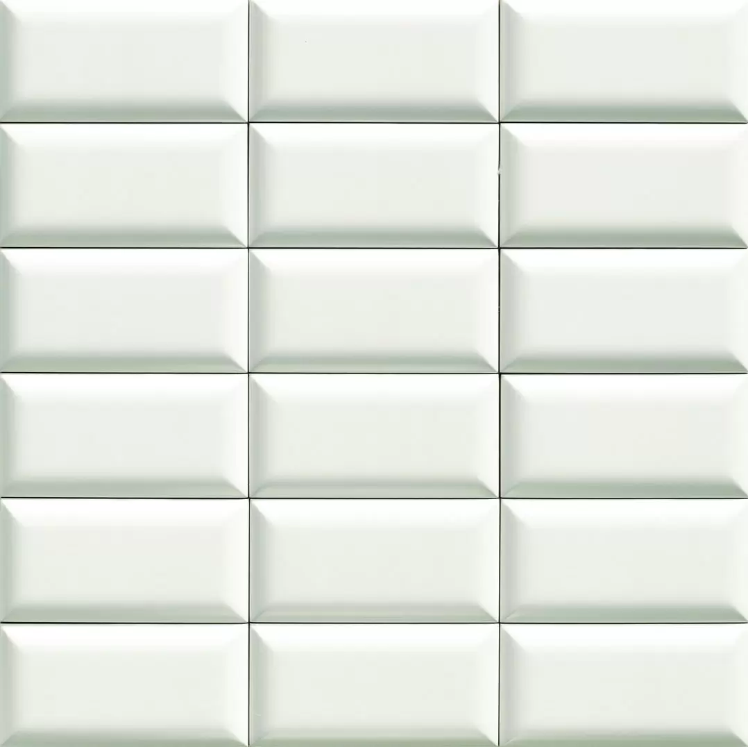 Керамическая плитка BUMPY WHITE для стен 10x20