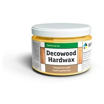 Твердый воск для защиты древесины Decolor Decowood Hardwax 0,25 л