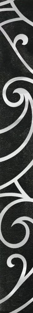 Бордюр настенный Gracia Ceramica Prime Cen. Black 2