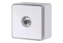 ТВ-розетка Werkel Gallant WL15-21-01 оконечная белый