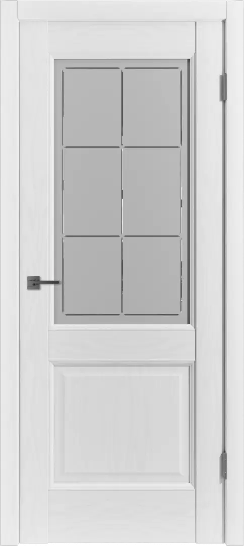 Дверь экошпон "Classic Trend 2" Polar Soft, стекло