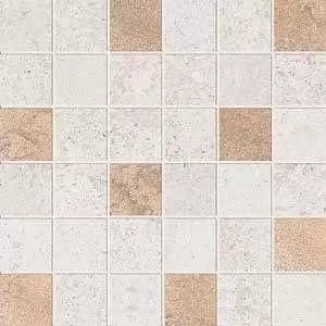 Мозаика ABK Alpes Raw Mos. Quadr. Glam Ivory 30x30