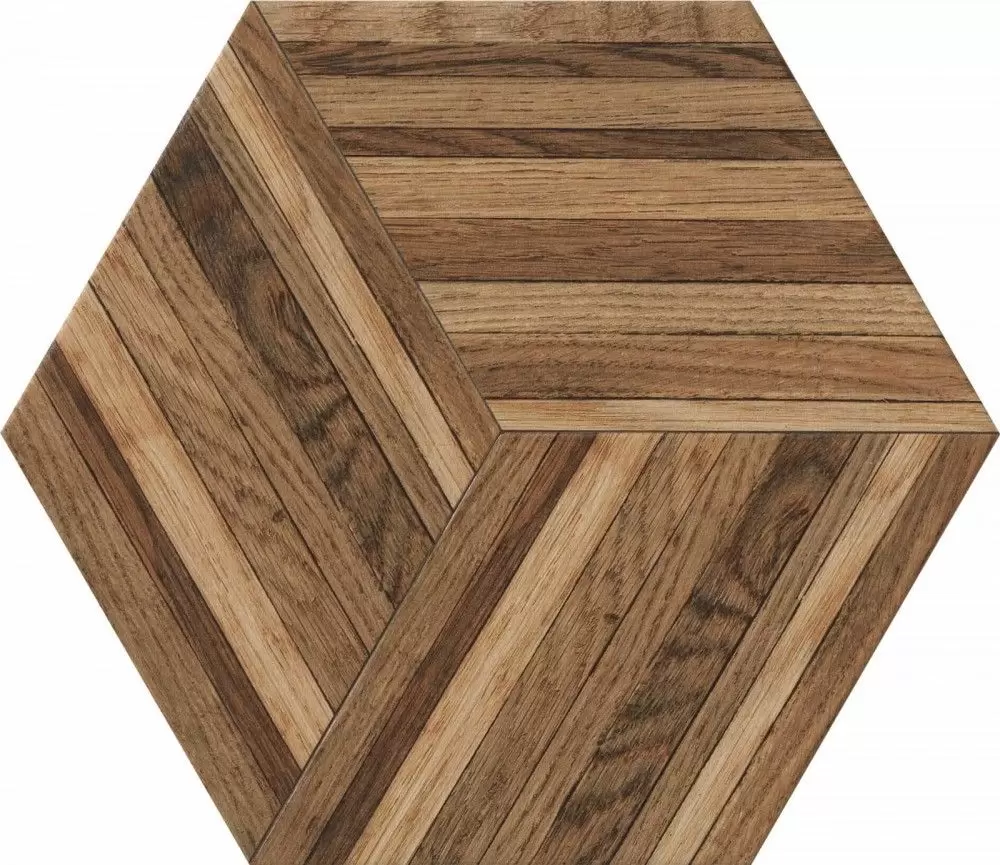 Керамогранит Settecento Wooddesign Honey Esagona Nat