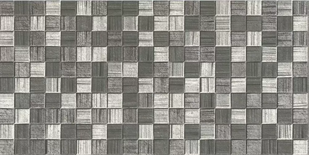 Плитка настенная Axima Мегаполис Темно-серая мозаика 25x50