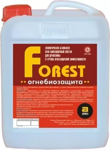Огнебиозащита FOREST красная Гермес 10 л