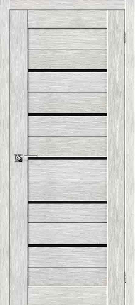 Дверь экошпон "Порта-22" Bianco Veralinga Black Star
