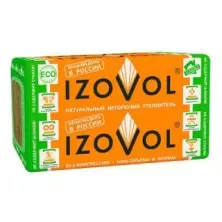 Базальтовая вата Izovol Л-35 (4 плиты) 1200x600x100 мм (2.88м2) Изовол