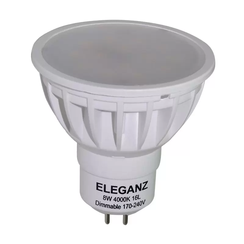Лампа светодиодная Eleganz MR16 8W 4000K диммируемая