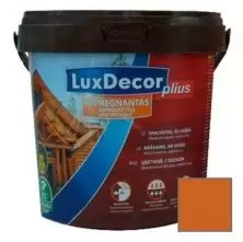 Пропитка для дерева акриловая с воском LuxDecor Plus Impregnanting Agent Каштан 1 л