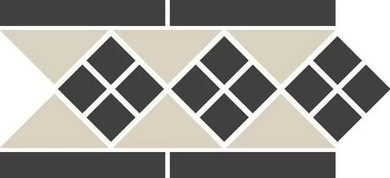 Декор керамогранит Top Cer Octagon Border Lisbon-1 With 1 Strip Stand.Tr.16, Dots 14, Strips 14
