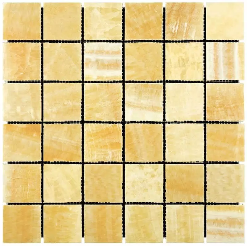 Мозаика Natural Mosaic Adriatica M073-48P Onyx Yellow