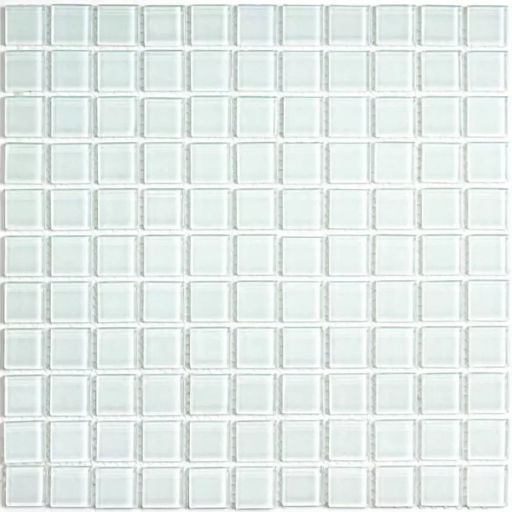 Мозаика Bonaparte Стеклянная White glass