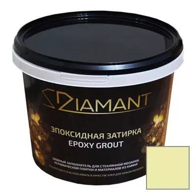 Затирка эпоксидная Живая Краска Диамант (Diamant) №019 слоновая кость 2,5 кг