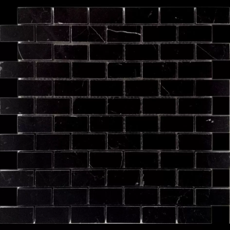 Мозаика Caramelle Mosaic Pietrine Nero oriente POL 23x48x4