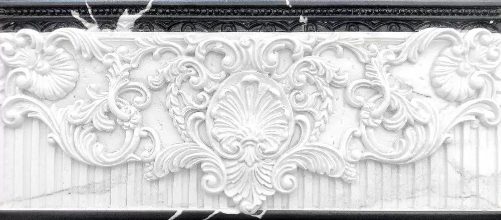 Бордюр настенный Kerasol Estatuaria Isabel Blanco Cenefa