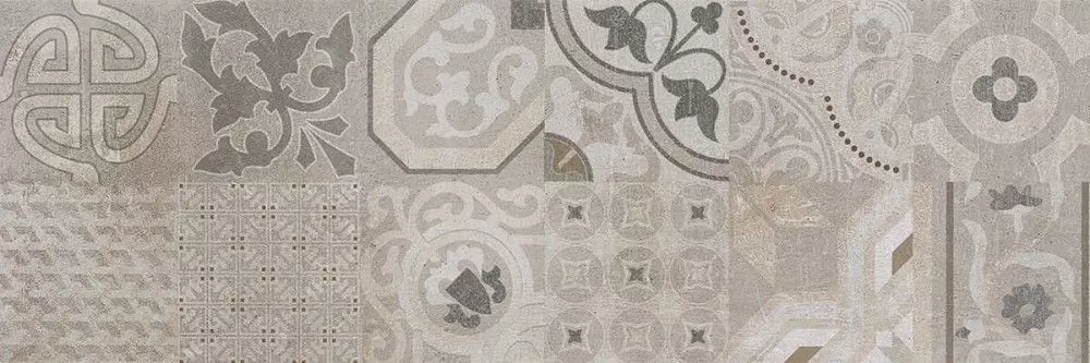 Плитка настенная Serra Beton 561 Decor Grey Matt