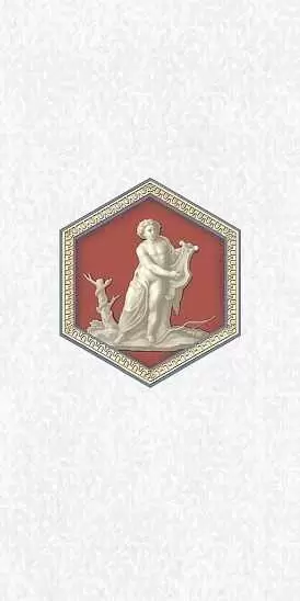 Декор настенный Ceramique Imperiale Рафаэлевский Вставка бордо 3
