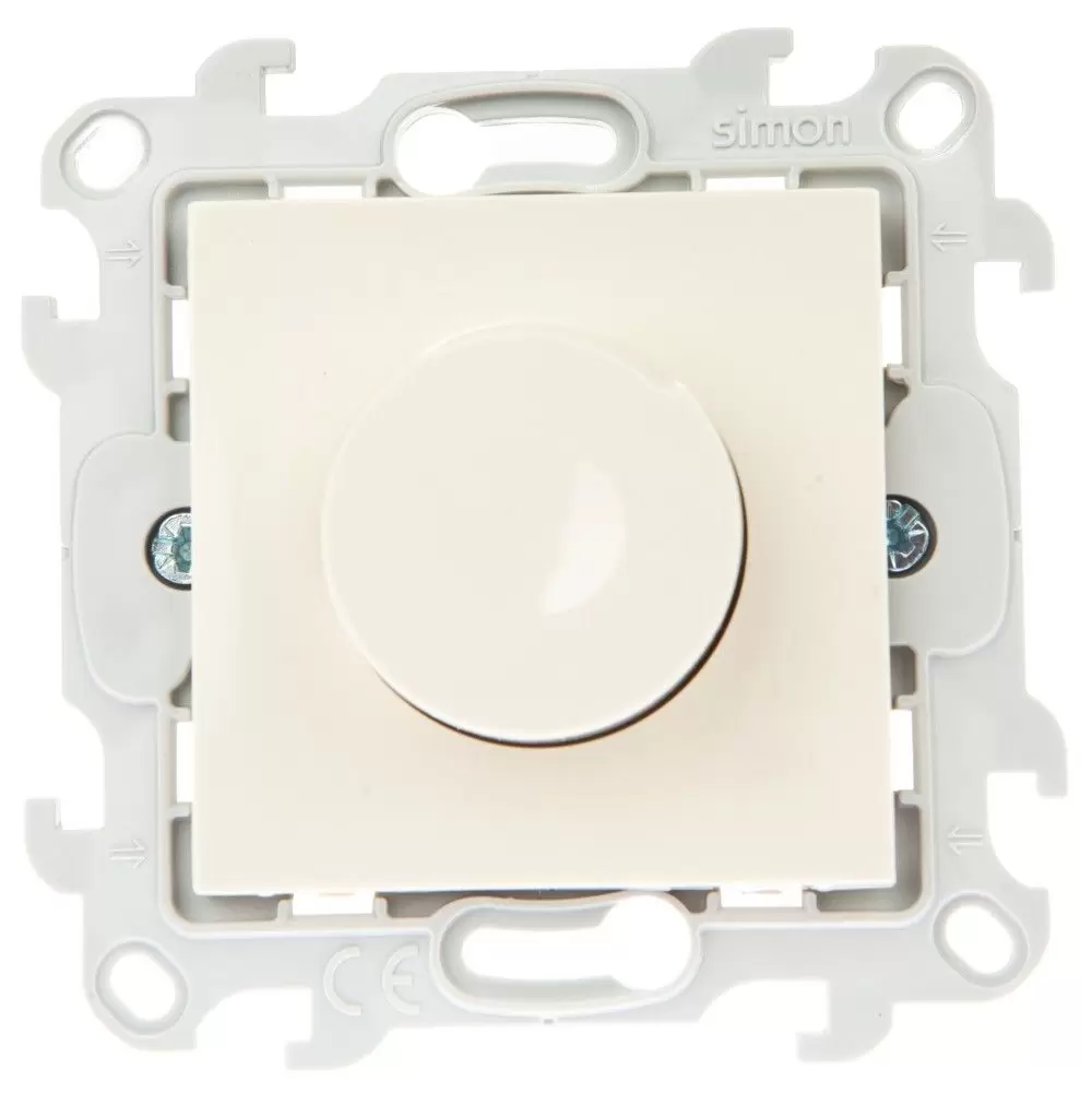 Светорегулятор Simon 24 Слоновая кость проходной, 40-450W