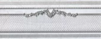 Бордюр настенный El Molino Levante Siros Plata-Perla Zocalo