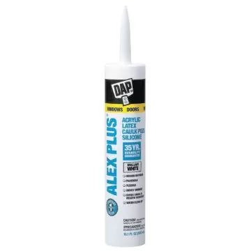 Герметик Dap Alex Plus Acrylic Latex Caulk Plus Silicone белый 300 мл