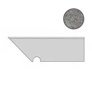 Плинтус Atlas Concorde Italy Dolmen Pro Grigio Batt. Sag.Sx. 30х7,2