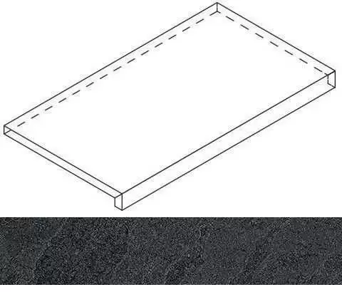 Ступень Italon Materia X2 Титанио 33x60 Фронтальная Натуральная