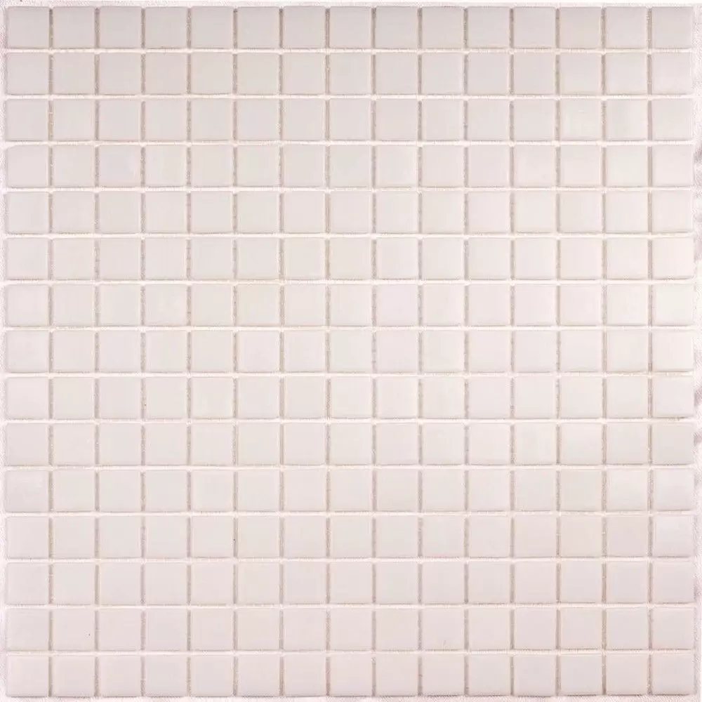 Мозаика Bonaparte Стеклянная Simple White на бумаге