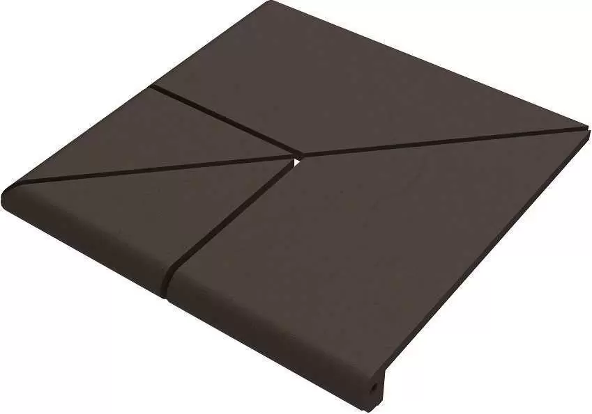 Ступень Ecoclinker Natural/Натурал Угловая 4х составная Коричневый