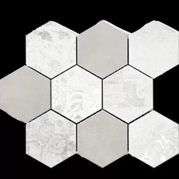 Мозаика Polcolorit Modern Gr Bi Mosaic Hex Mix