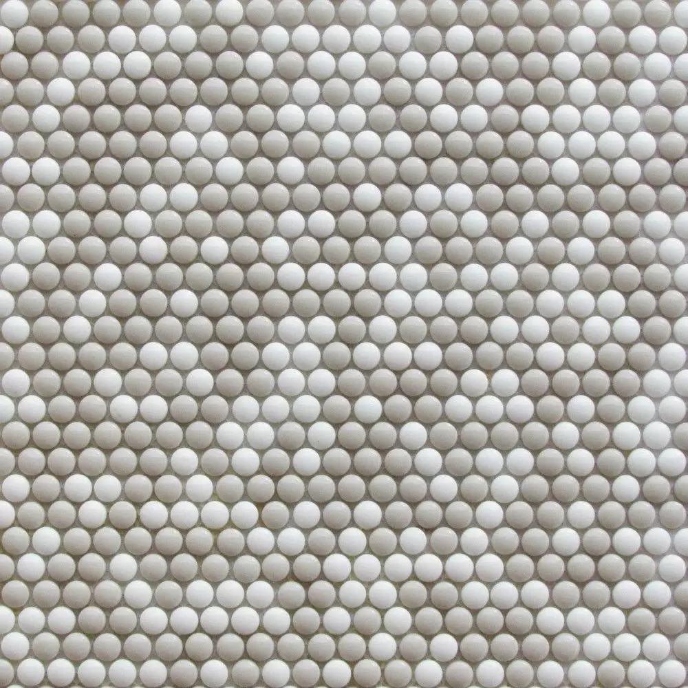 Мозаика Bonaparte Стеклянная Pixel cream