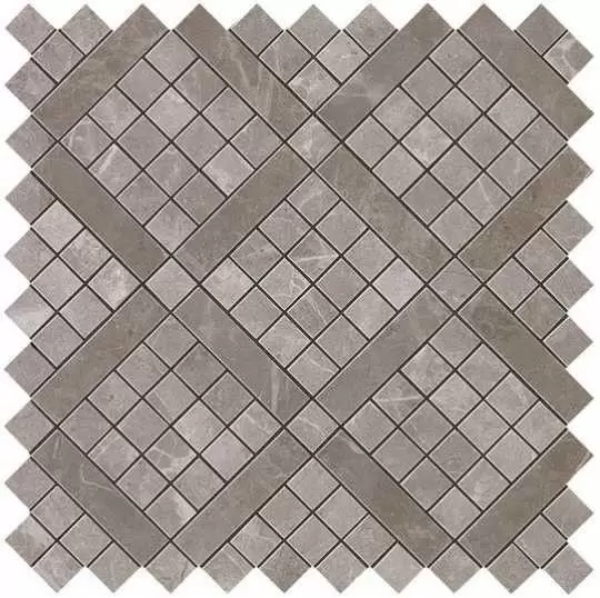Мозаика Atlas Concorde Italy Marvel Pro Grey Fleury Diagonal Mosaic 9MVD