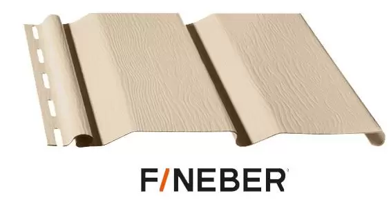 Сайдинг виниловый FineBer Standart Classic Color Слоновая кость