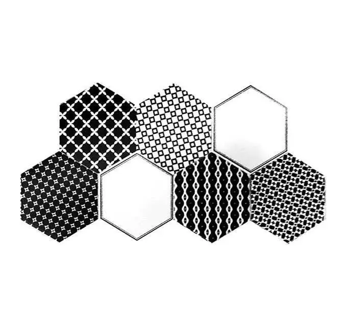 Керамогранит Realonda Grazia Black-White Decor Mix