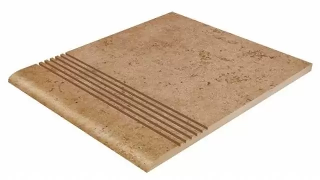 Ступень Cerdomus Pietra dAssisi Gradino Semplice Ocra 30x30