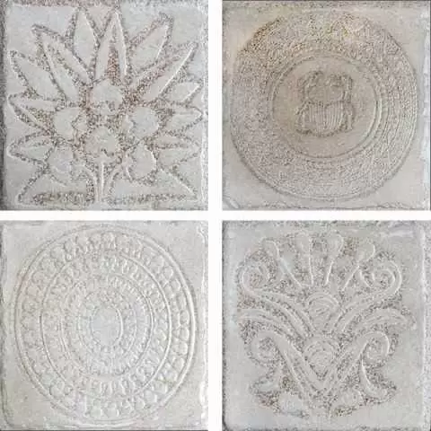 Декор керамогранит Cerdomus Kyrah BR 1-4 Moon White 20x20