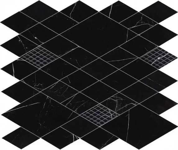 Мозаика Piemme Majestic Net royal nero lev 31x35