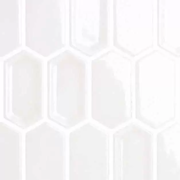 Мозаика Caramelle Mosaic Candylike Crayon White glos 38x76x8